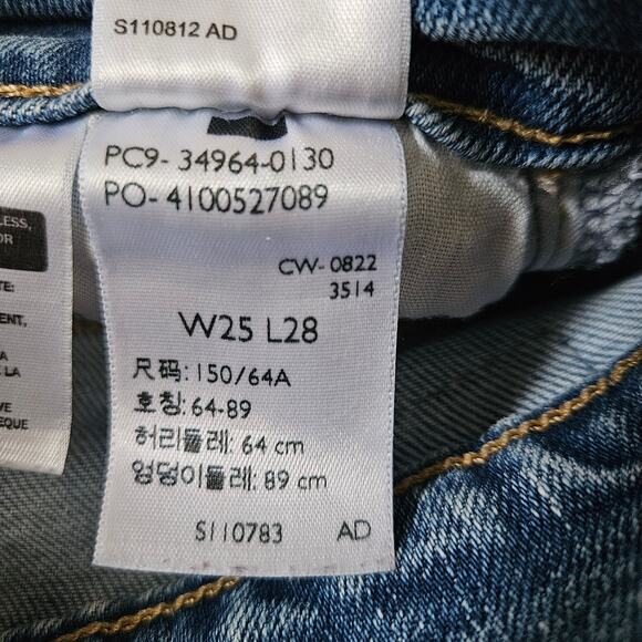 Levi's Women's Medium Wash Summer Love Wedgie Straight Jeans 25x28 - Picture 4 of 9